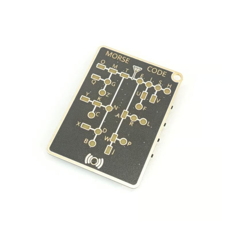 📟 Morse Code Trainer Card Pro (LED Edition)