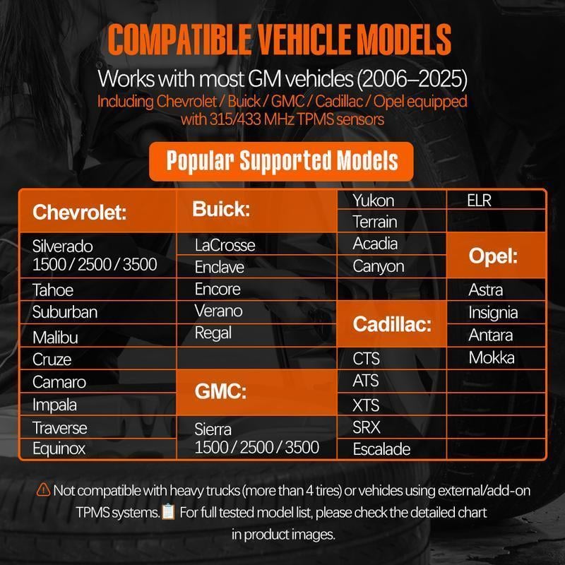 EL-50448 TPMS Relearn Tool for GM Tire Sensor TPMS Reset Tool Tire Pressure Monitor system Activation Tool OEC-T5