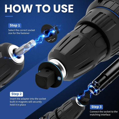 🔥 Heavy-Duty Low Profile Impact Socket Adapter Set | New 2026 Version
