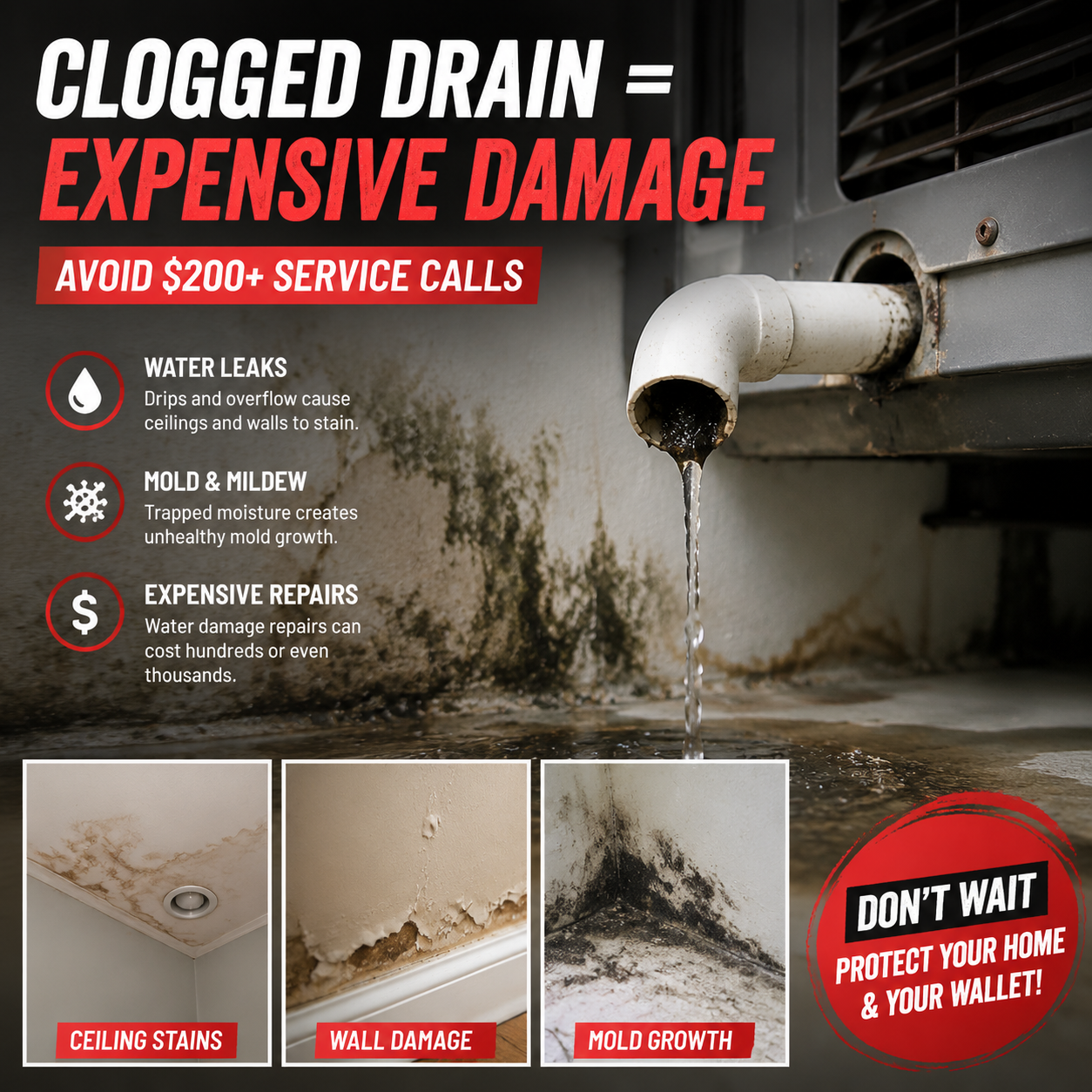 Clear Your AC Drain in Minutes ¡ª No Plumber Needed.