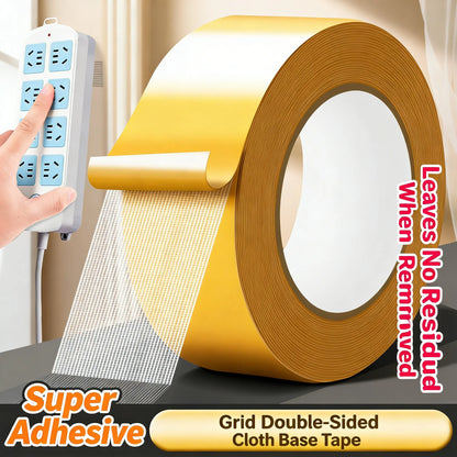 Heavy Duty Double Sided, Strong Adhesive PET Tape, Removable No Residue