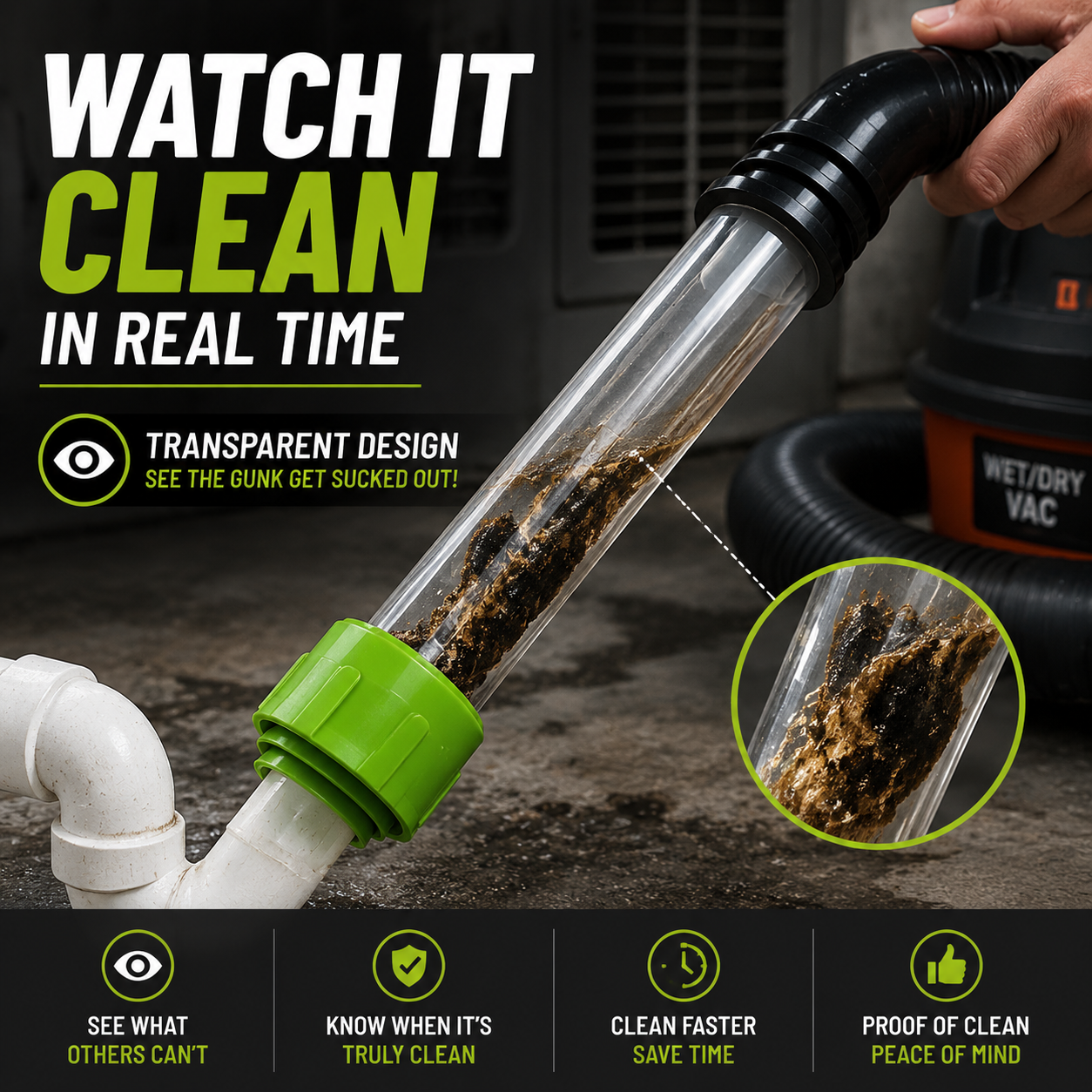 Clear Your AC Drain in Minutes ¡ª No Plumber Needed.