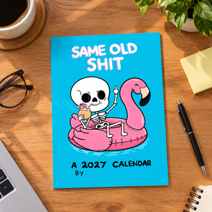 💥Early Bird Sale — Limited Edition🎁Wall Calendar 2027📆 Offensively Cute & Unapologetically Fun! 🌟