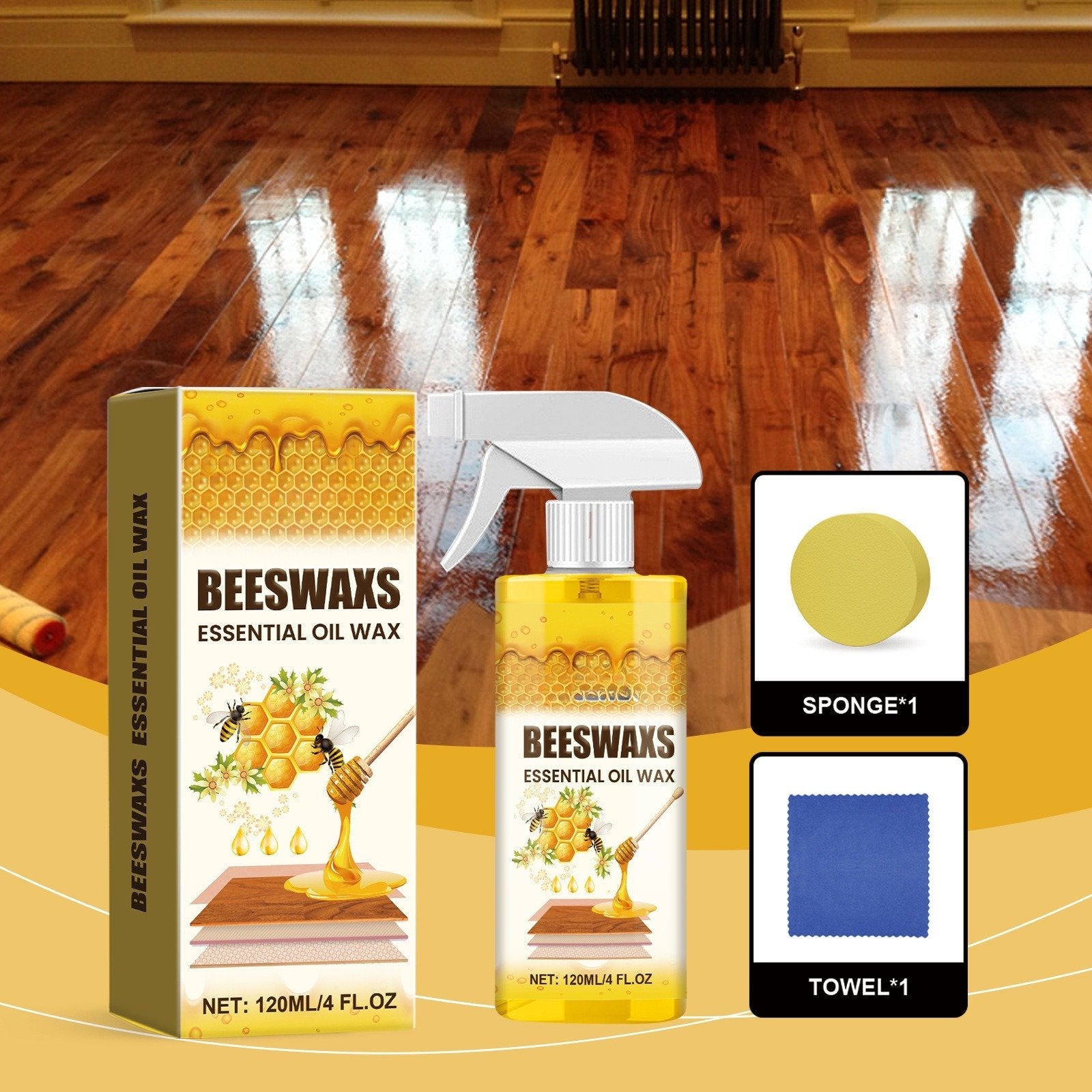 💕🎁Only $19.99 This Week🌟🎉Wood Polishing Beeswax Spray