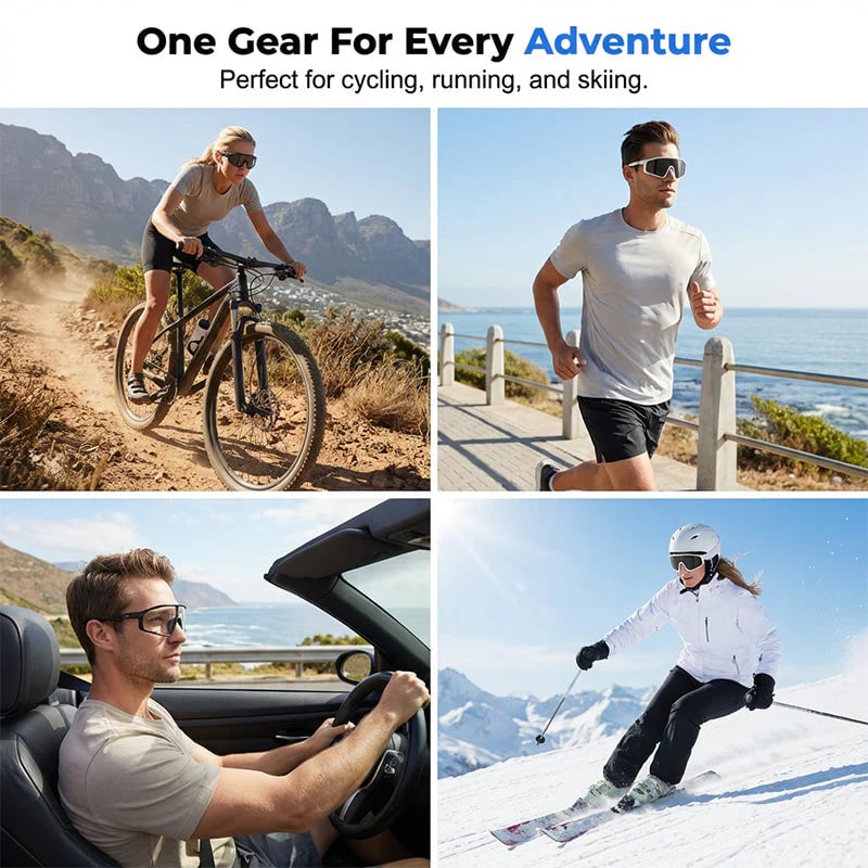 2026 HOT SALE💞50K+ SOLD!🚴 Photochromic Cycling Sunglasses – Instantly Adapt to Light Changes 🌞🕶️