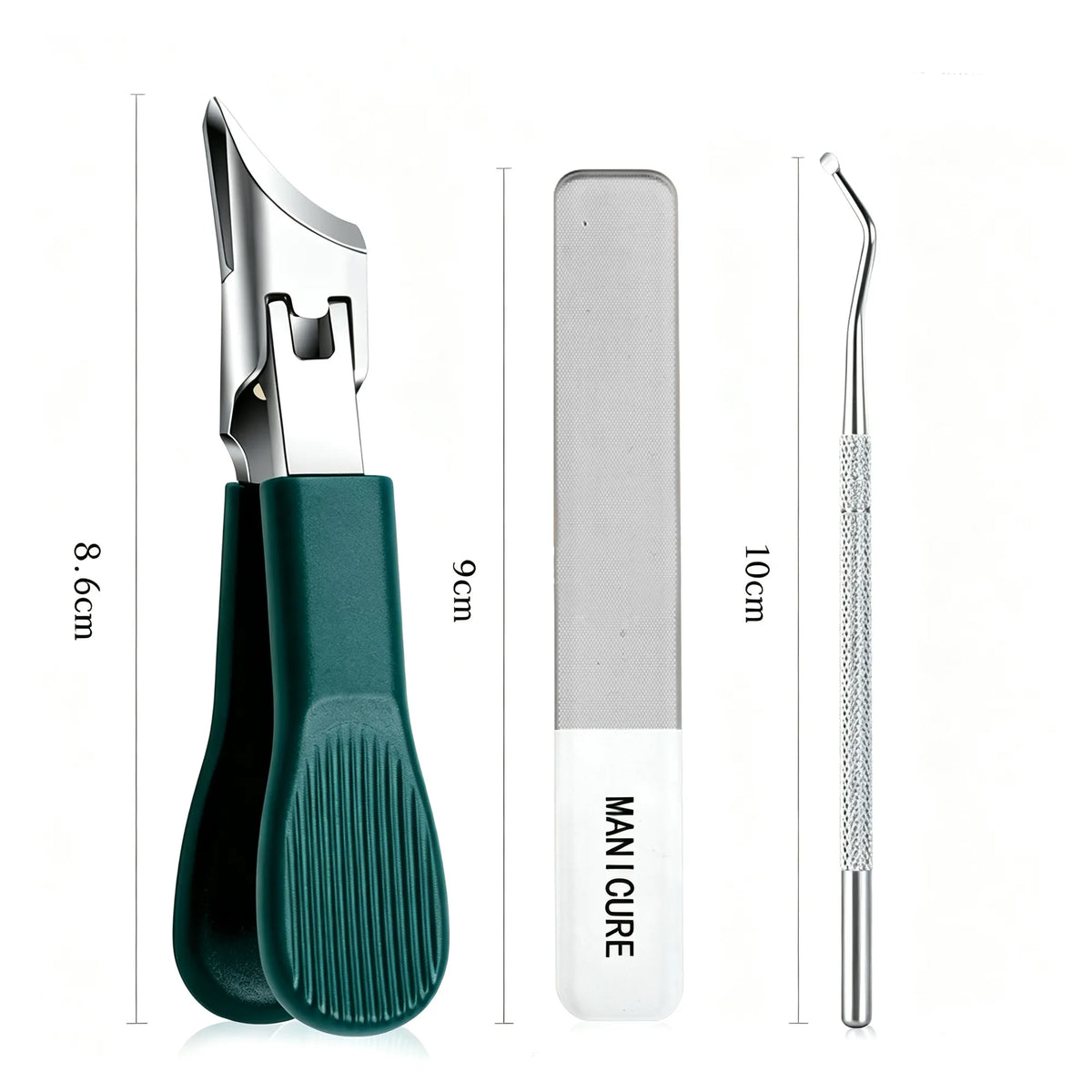 Premium 3-Piece Eagle Beak Nail Clipper Set