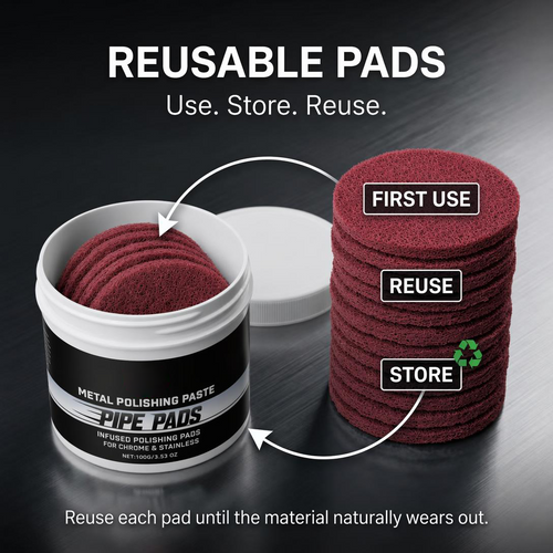 MirrorFinish Pads Remove scratches and oxidation