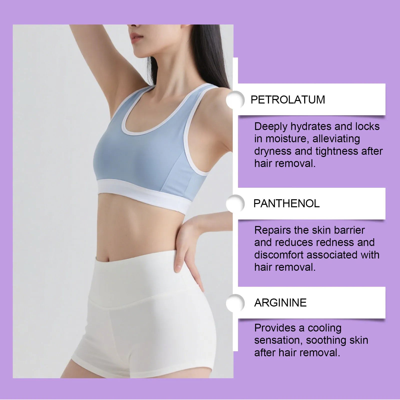 Bikini Pain-Free Hair Removal Cream for Sensitive Skin,Gentle Citrus Sensitive Skin Hair Removal Cream&Spray