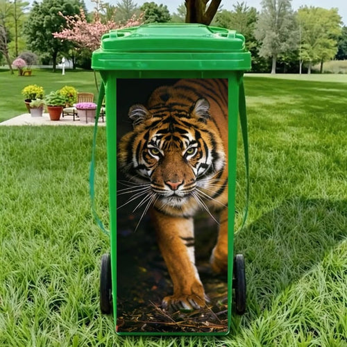Creative Trash Can Sticker with Colourful Cartoon✨