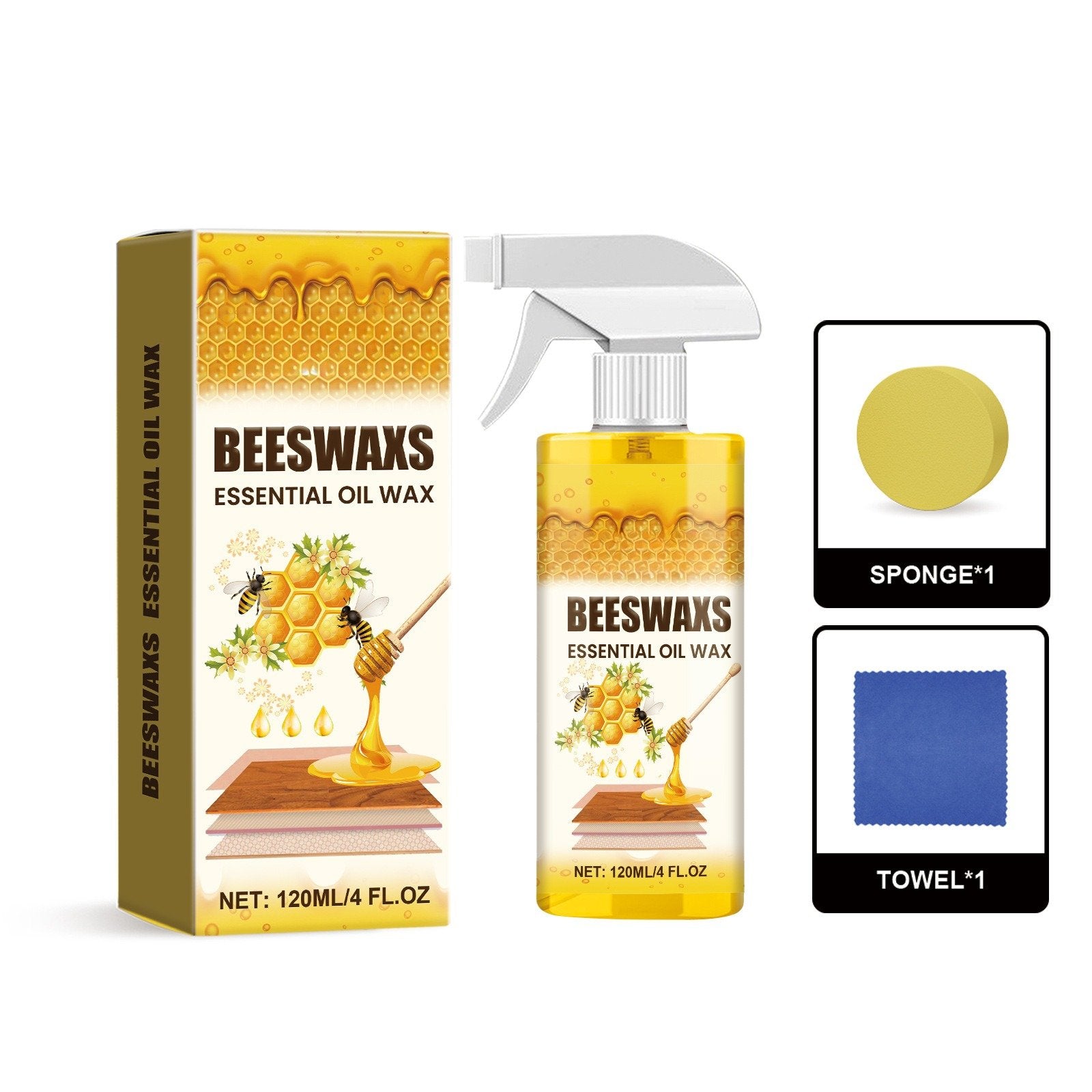 💕🎁Only $19.99 This Week🌟🎉Wood Polishing Beeswax Spray
