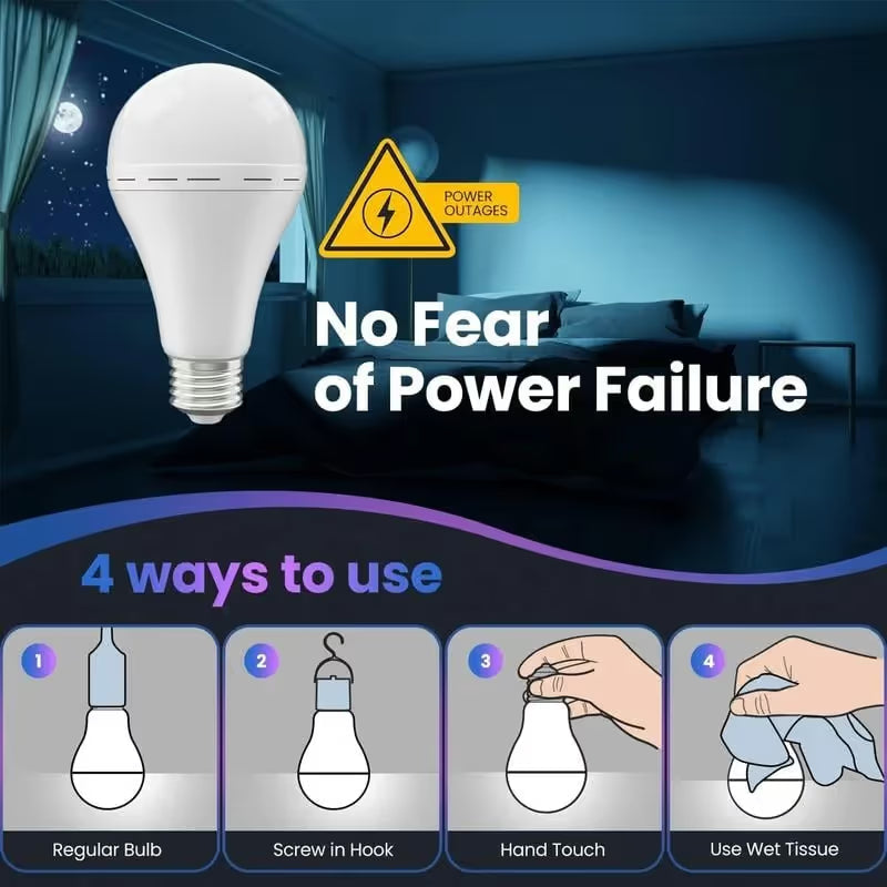 Rechargeable Emergency Light Bulbs