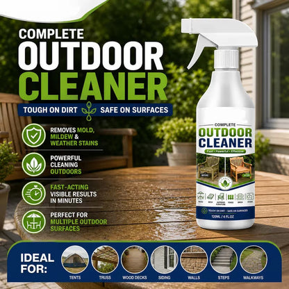 Outdoor Surface Cleaner Spray, Fast Acting Stain Remover for Patio, Wooden Furniture & Outdoor Surfaces