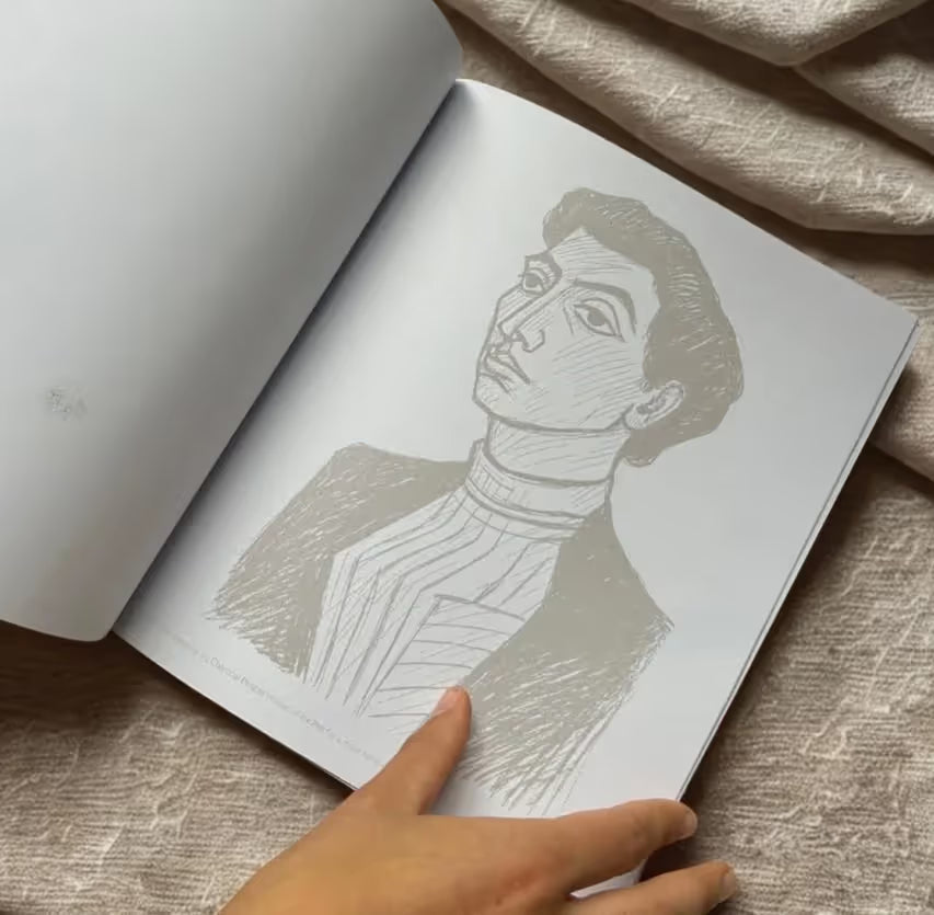 ✍️Beginner-Friendly💕Ink Tracing: A Therapeutic Reverse Coloring Experience (📚Premium Edition | Thick Paper | Easy-Tear, Frame-Ready Pages)
