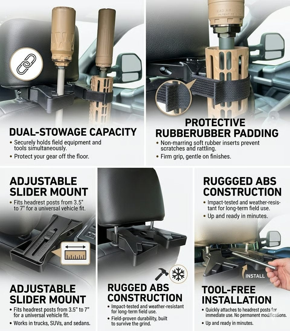 The Ultimate Universal Seat Back Gun Rack
