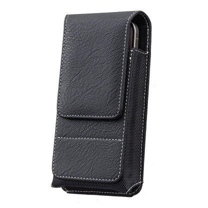 ⚡Big Discount | Waist Belt Cell Phone Pouch 📱 Multi-Pocket Leather Holster with Card Holder