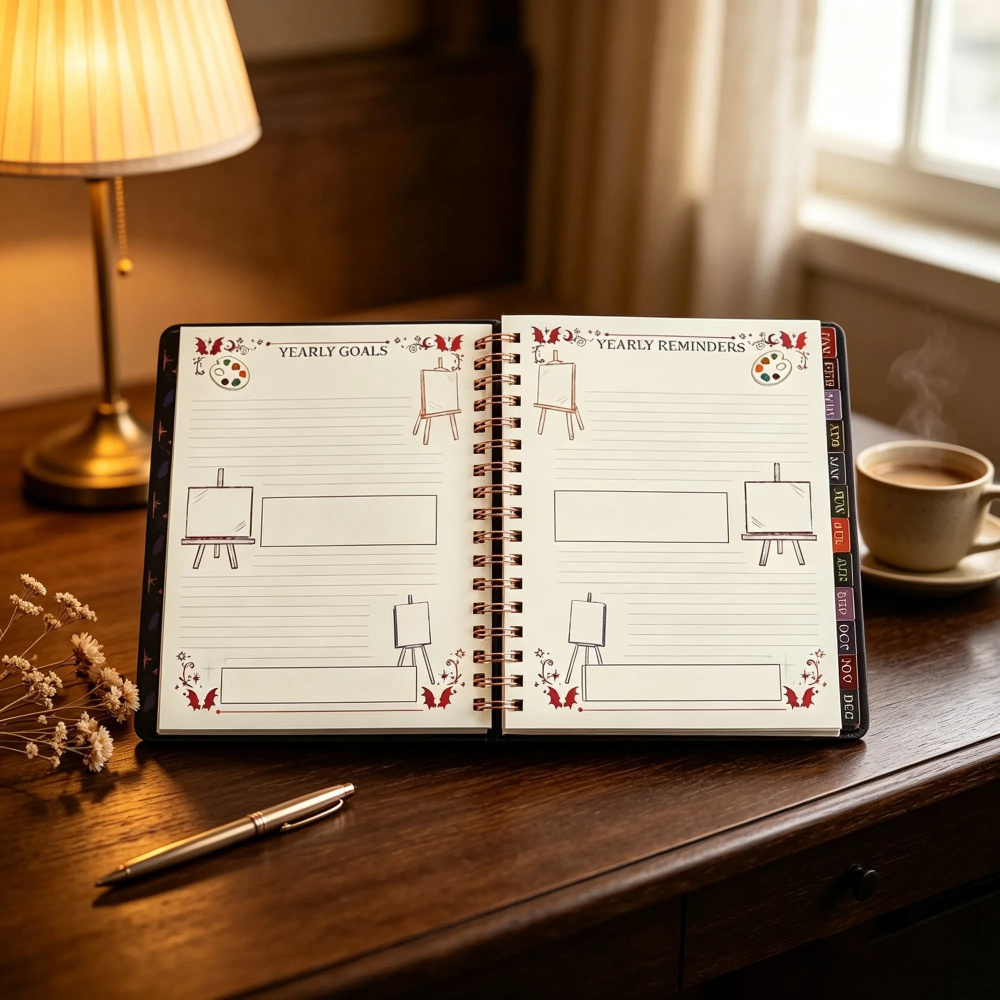 🌙 A Court of Thorns and Roses: Velaris 2027 Weekly Planner ✨ Officially Licensed Fantasy Organizer