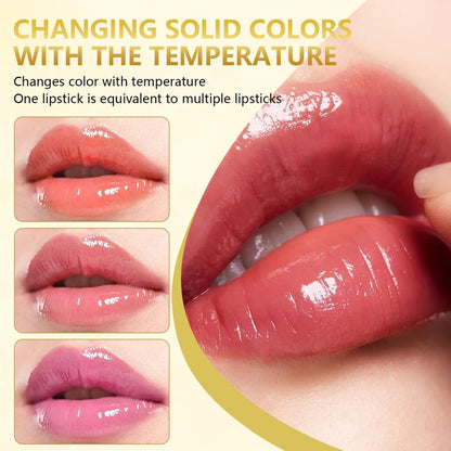✨Transferproof Color-Changing Lipstick💄Crystal Clear Color Alchemy 💋 Auto-Tints on Contact!