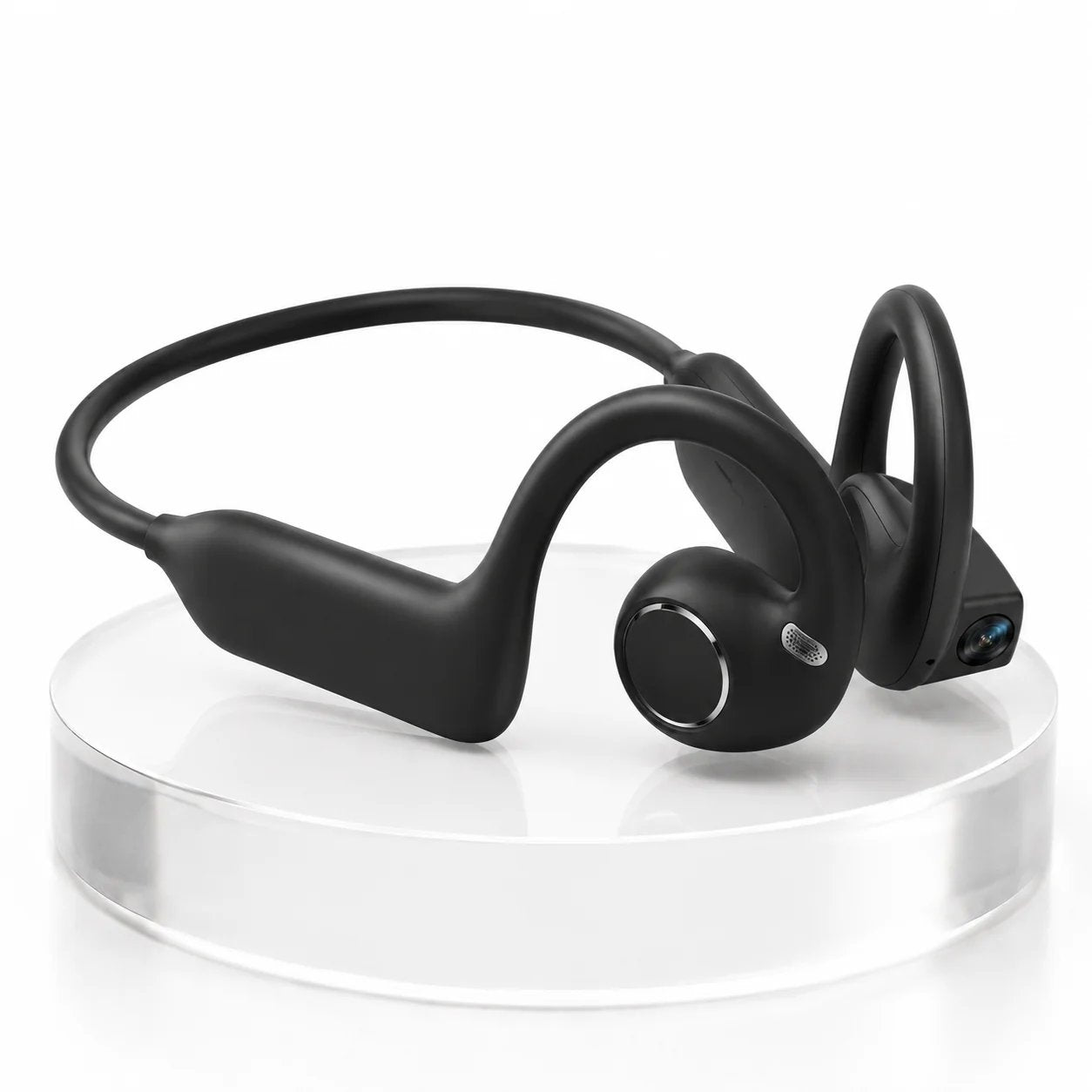 🎧 8MP Smart Camera Open-Ear Headset – POV Video, Calls & AI Assistance 🎥