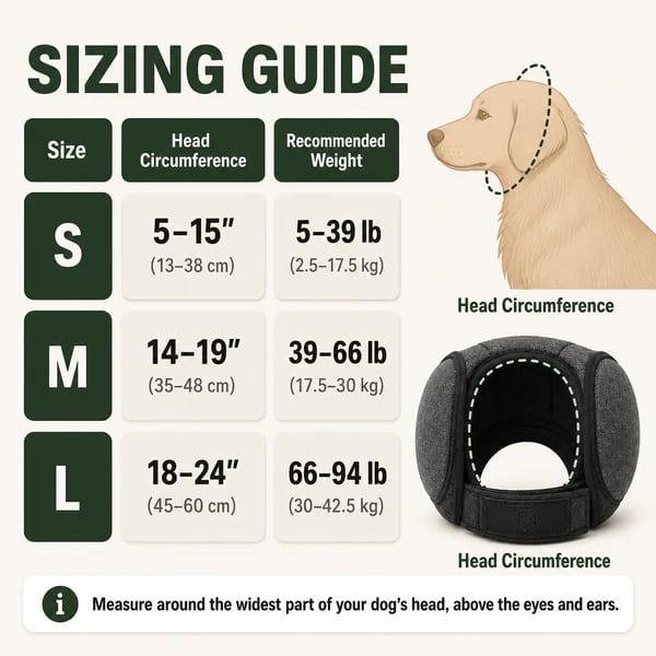 Sound-Dampening Dog Ear Wrap for Fireworks & Storm Anxiety 🐶