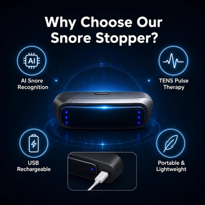 🌙 Anti-Snoring Device – Intelligent support for quieter nights