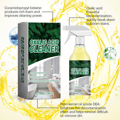 🥳2026 HOT SALE🥳💞50K+ SOLD!💥🔬 【CLEARANCE!】Molecular-Level Cleaning Tech! Oxalic Acid Bathroom Cleaner Dissolves Rust & Limescale🚽✨